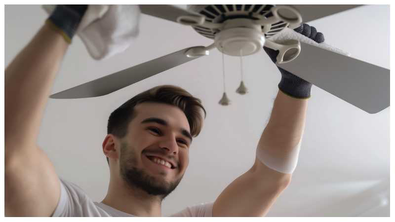 How do Electricians Install Ceiling Fans Correctly for Safety and Performance?
